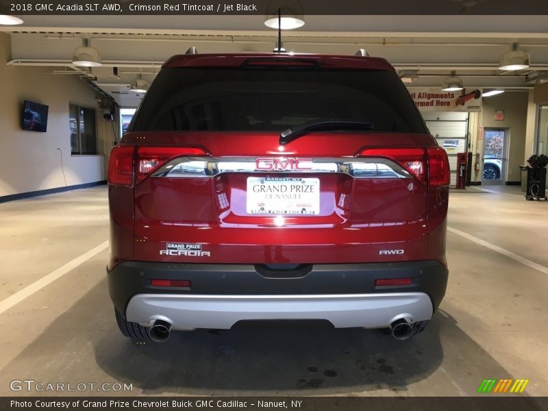 Crimson Red Tintcoat / Jet Black 2018 GMC Acadia SLT AWD