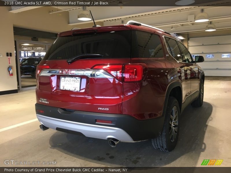 Crimson Red Tintcoat / Jet Black 2018 GMC Acadia SLT AWD