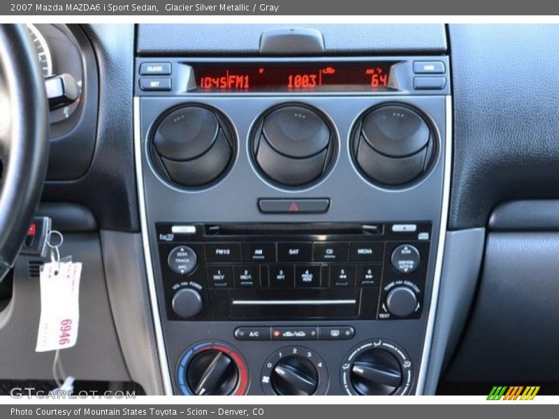 Glacier Silver Metallic / Gray 2007 Mazda MAZDA6 i Sport Sedan