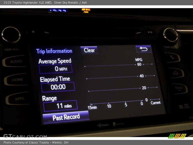 Silver Sky Metallic / Ash 2015 Toyota Highlander XLE AWD
