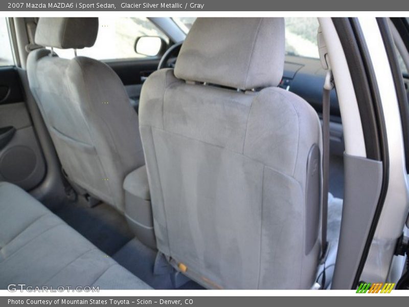 Glacier Silver Metallic / Gray 2007 Mazda MAZDA6 i Sport Sedan