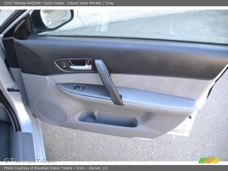 Glacier Silver Metallic / Gray 2007 Mazda MAZDA6 i Sport Sedan