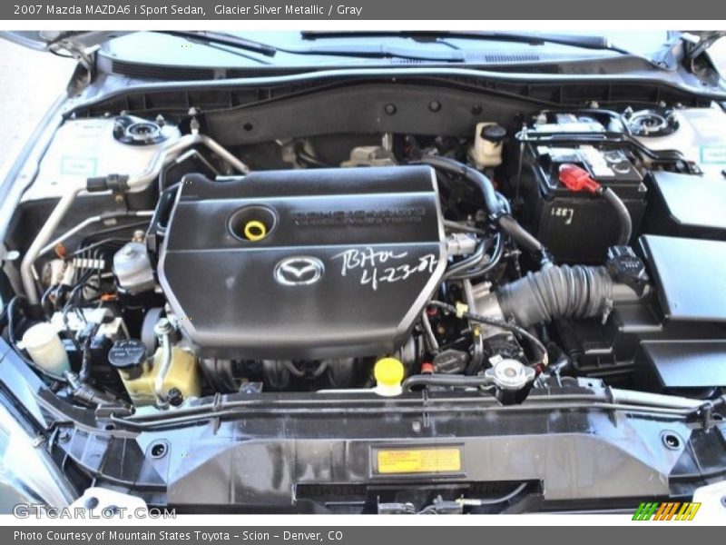 Glacier Silver Metallic / Gray 2007 Mazda MAZDA6 i Sport Sedan