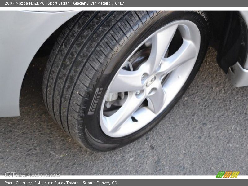 Glacier Silver Metallic / Gray 2007 Mazda MAZDA6 i Sport Sedan