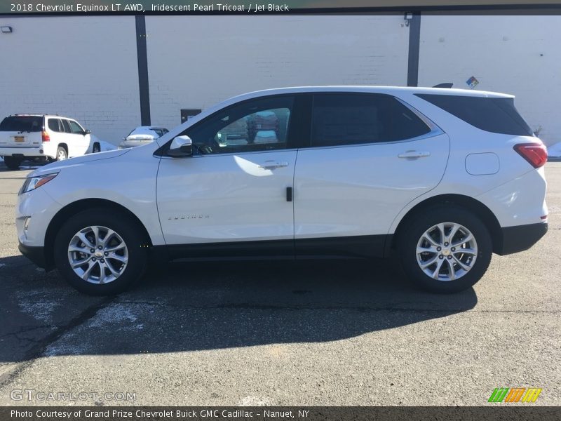 Iridescent Pearl Tricoat / Jet Black 2018 Chevrolet Equinox LT AWD