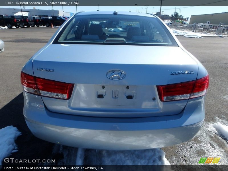 Silver Blue / Gray 2007 Hyundai Sonata GLS