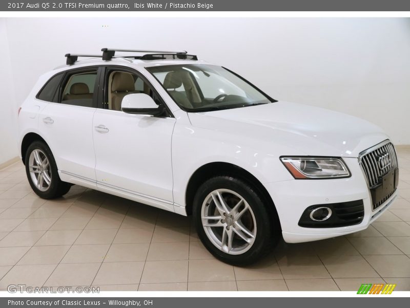 Ibis White / Pistachio Beige 2017 Audi Q5 2.0 TFSI Premium quattro