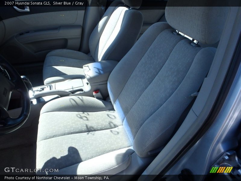 Silver Blue / Gray 2007 Hyundai Sonata GLS