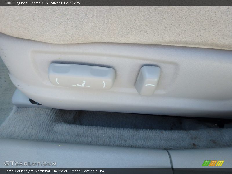 Silver Blue / Gray 2007 Hyundai Sonata GLS