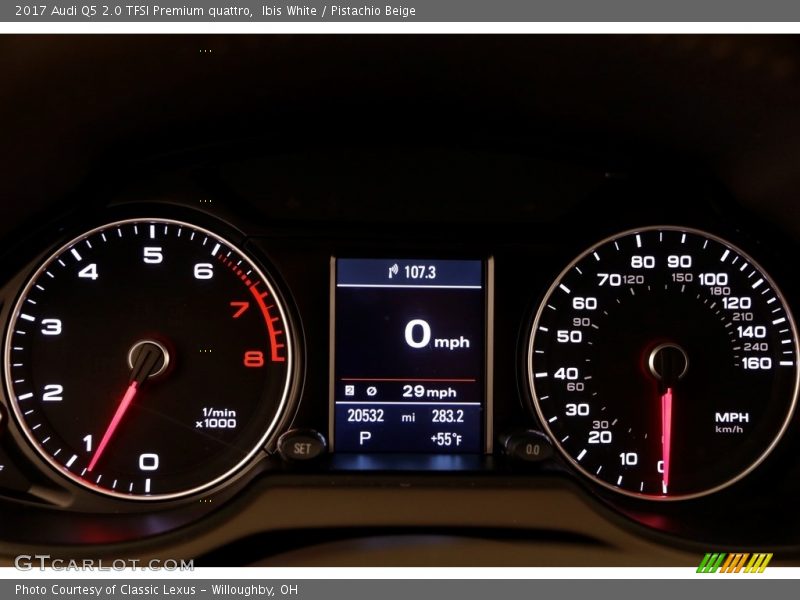 Ibis White / Pistachio Beige 2017 Audi Q5 2.0 TFSI Premium quattro