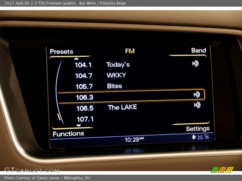 Ibis White / Pistachio Beige 2017 Audi Q5 2.0 TFSI Premium quattro