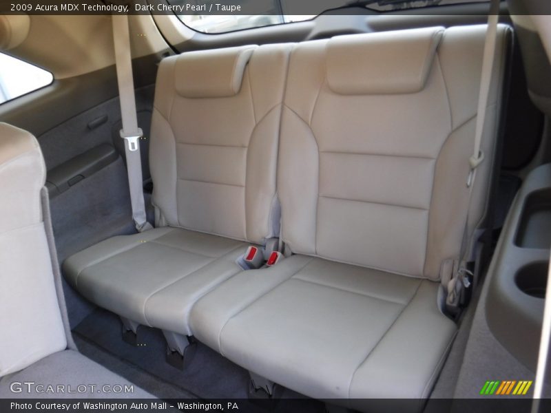 Dark Cherry Pearl / Taupe 2009 Acura MDX Technology