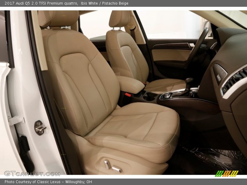 Ibis White / Pistachio Beige 2017 Audi Q5 2.0 TFSI Premium quattro