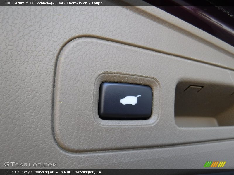 Dark Cherry Pearl / Taupe 2009 Acura MDX Technology
