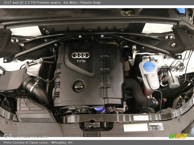 Ibis White / Pistachio Beige 2017 Audi Q5 2.0 TFSI Premium quattro