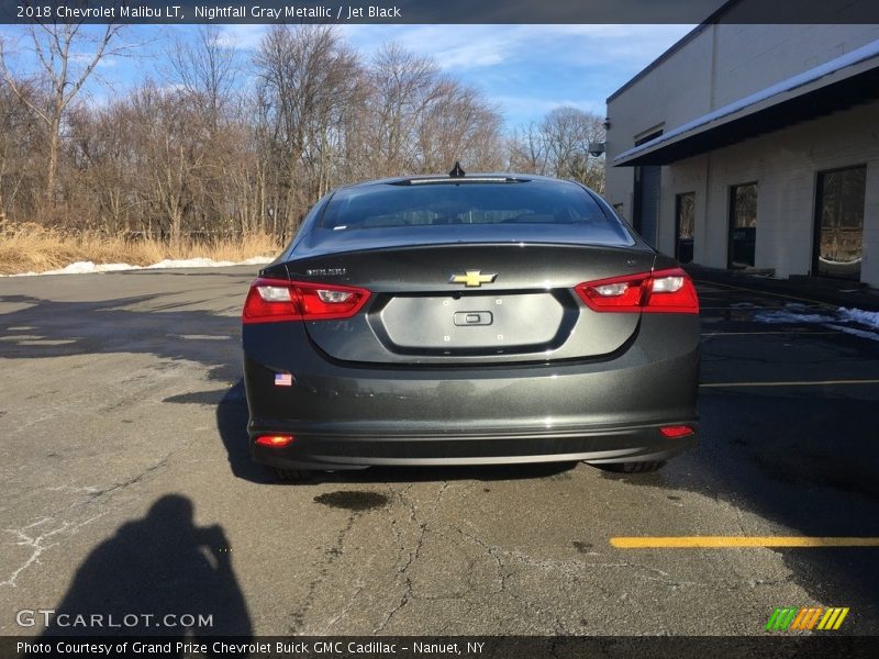 Nightfall Gray Metallic / Jet Black 2018 Chevrolet Malibu LT