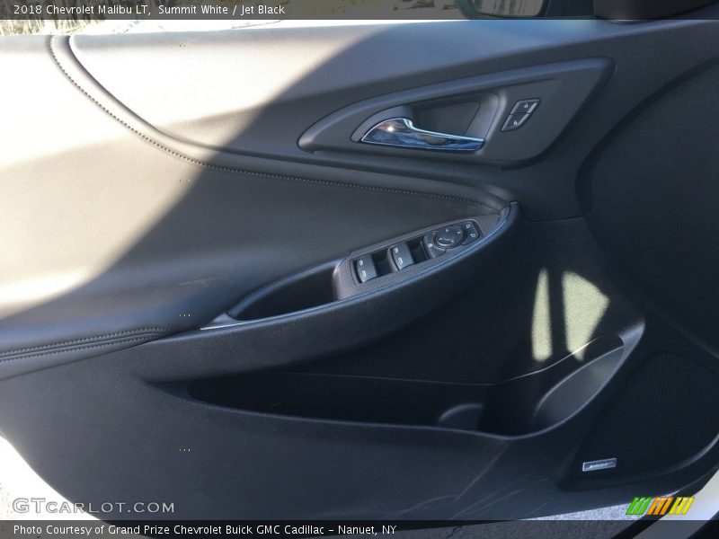 Summit White / Jet Black 2018 Chevrolet Malibu LT