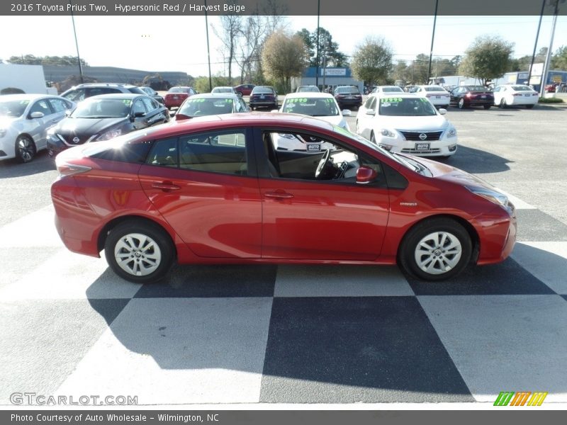 Hypersonic Red / Harvest Beige 2016 Toyota Prius Two