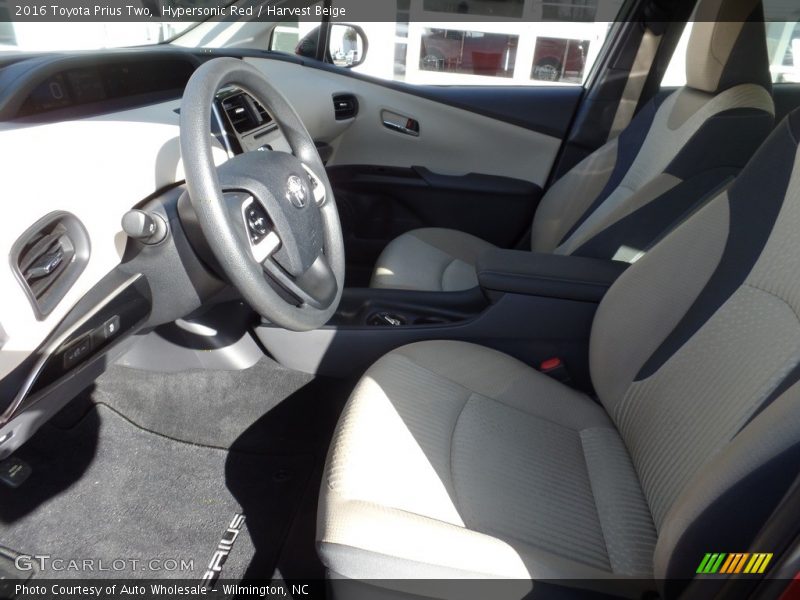 Hypersonic Red / Harvest Beige 2016 Toyota Prius Two