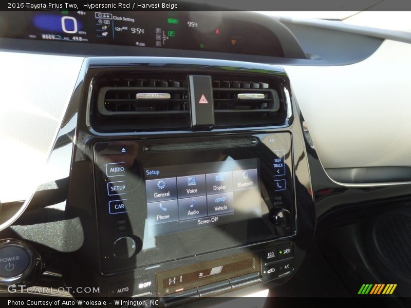 Hypersonic Red / Harvest Beige 2016 Toyota Prius Two