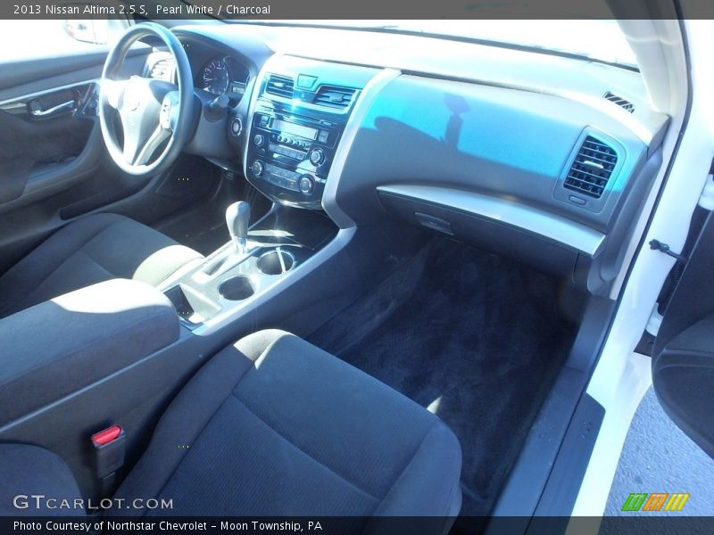 Pearl White / Charcoal 2013 Nissan Altima 2.5 S