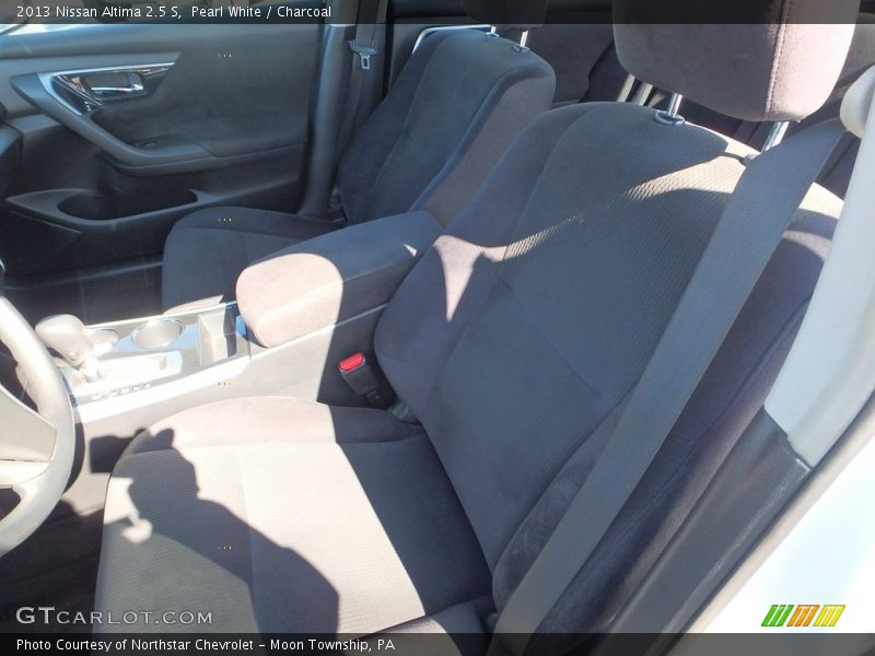 Pearl White / Charcoal 2013 Nissan Altima 2.5 S