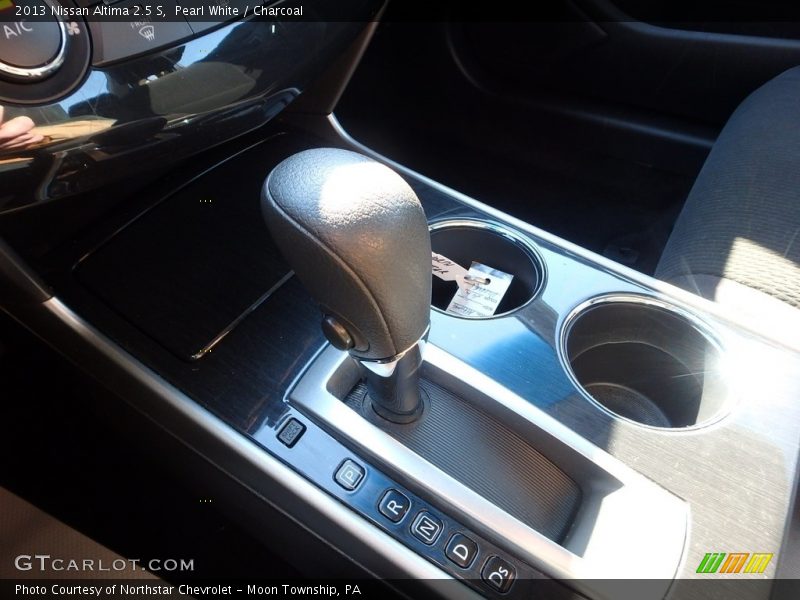 Pearl White / Charcoal 2013 Nissan Altima 2.5 S