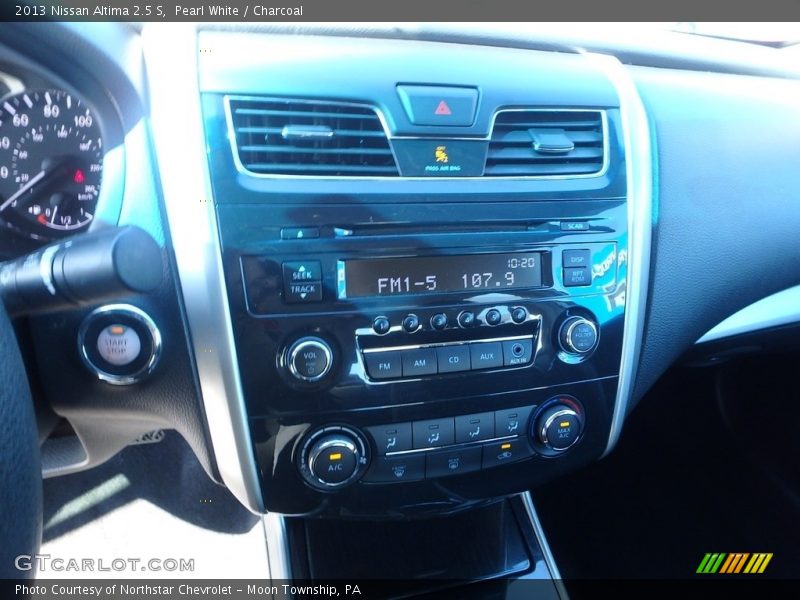 Pearl White / Charcoal 2013 Nissan Altima 2.5 S