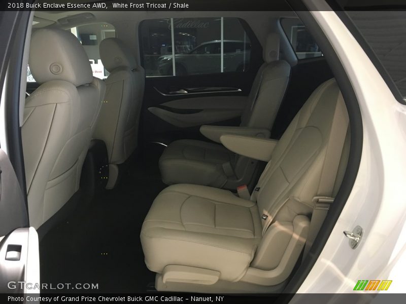 White Frost Tricoat / Shale 2018 Buick Enclave Essence AWD