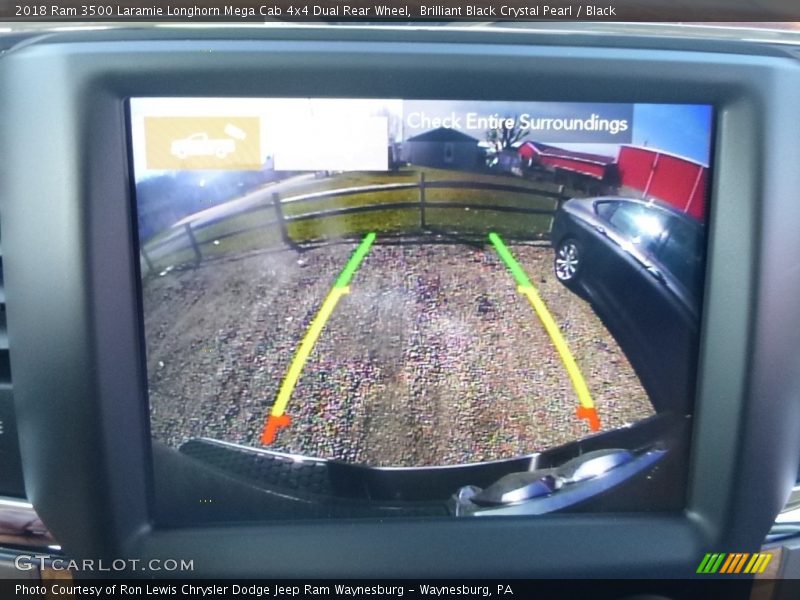 Brilliant Black Crystal Pearl / Black 2018 Ram 3500 Laramie Longhorn Mega Cab 4x4 Dual Rear Wheel