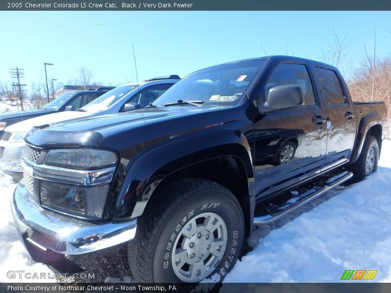 Black / Very Dark Pewter 2005 Chevrolet Colorado LS Crew Cab