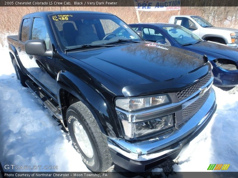 Black / Very Dark Pewter 2005 Chevrolet Colorado LS Crew Cab