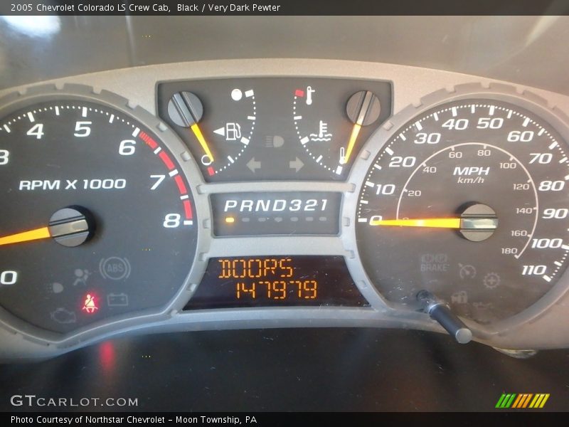 Black / Very Dark Pewter 2005 Chevrolet Colorado LS Crew Cab