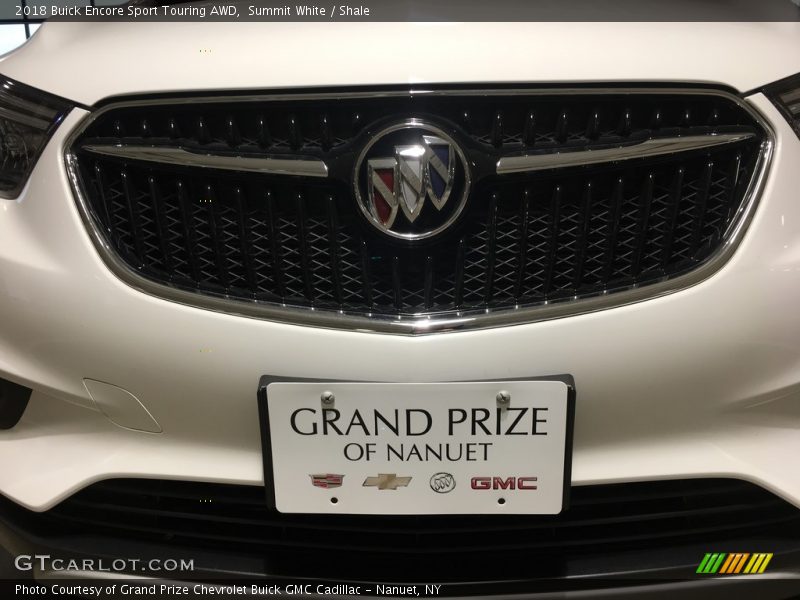 Summit White / Shale 2018 Buick Encore Sport Touring AWD