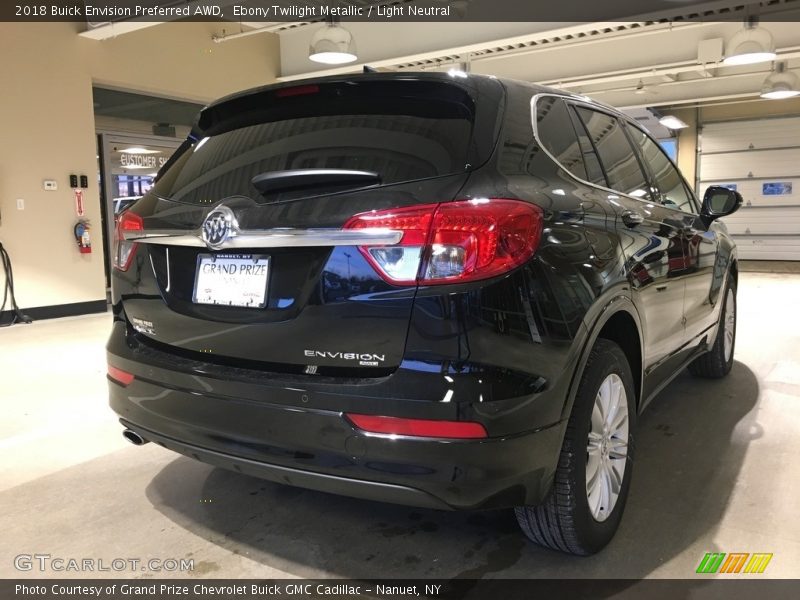 Ebony Twilight Metallic / Light Neutral 2018 Buick Envision Preferred AWD