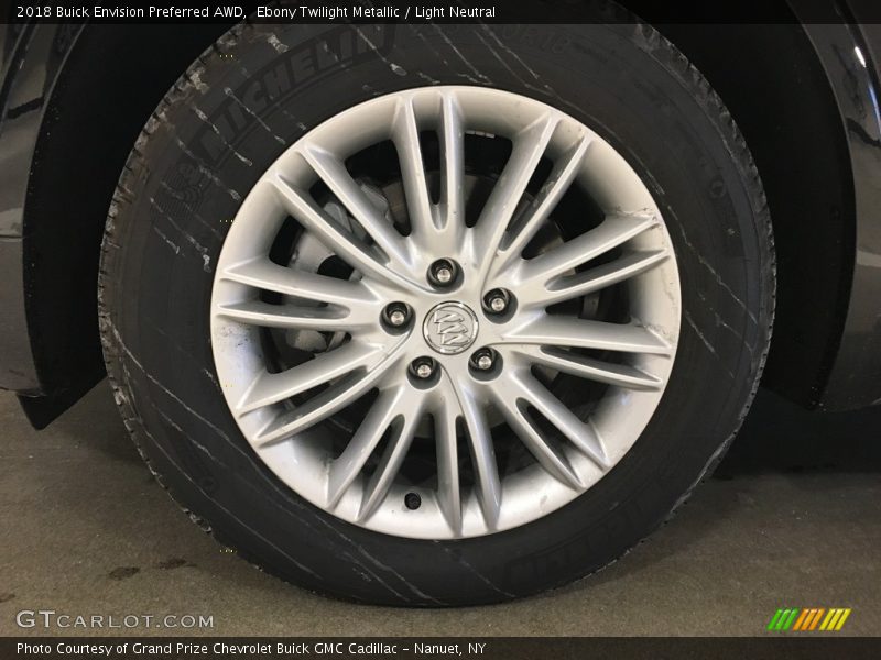 Ebony Twilight Metallic / Light Neutral 2018 Buick Envision Preferred AWD