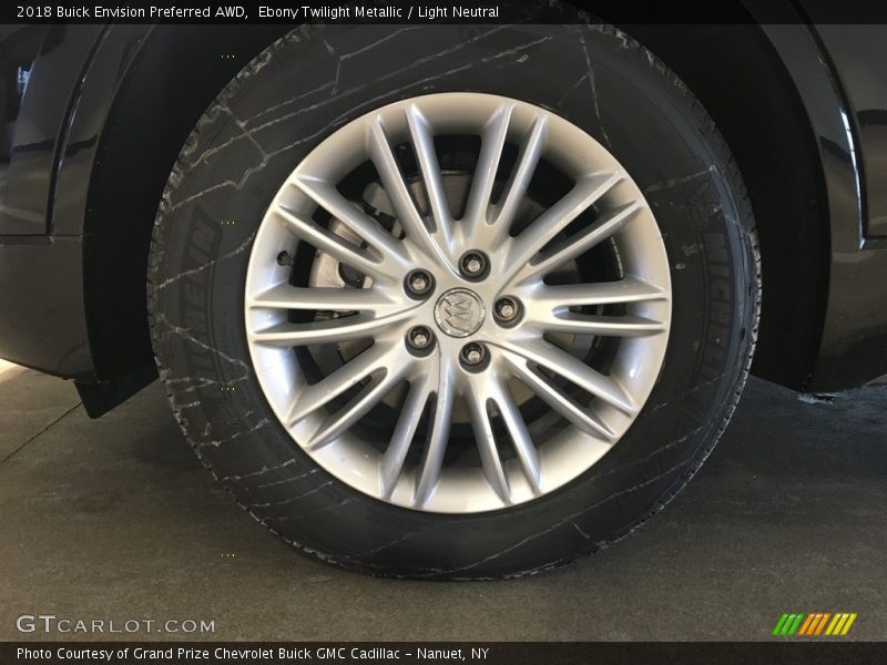 Ebony Twilight Metallic / Light Neutral 2018 Buick Envision Preferred AWD