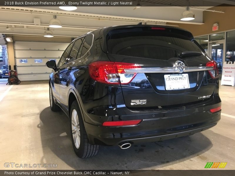 Ebony Twilight Metallic / Light Neutral 2018 Buick Envision Preferred AWD