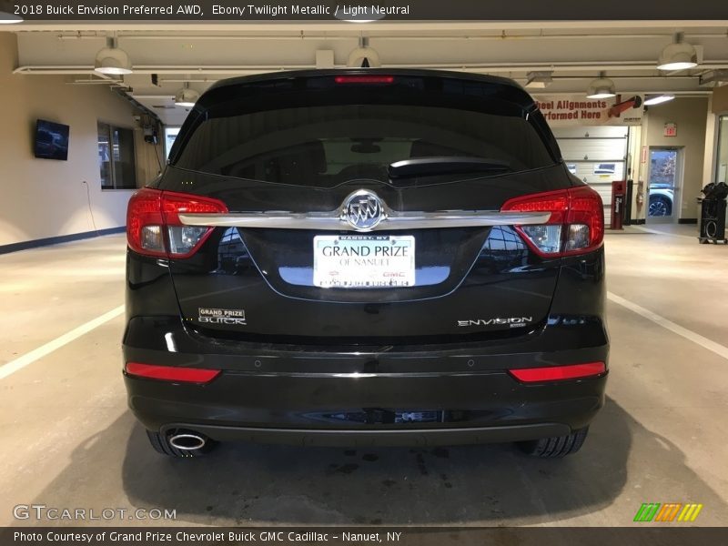Ebony Twilight Metallic / Light Neutral 2018 Buick Envision Preferred AWD