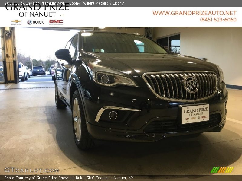 Ebony Twilight Metallic / Ebony 2018 Buick Envision Premium AWD