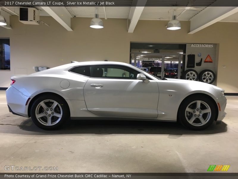 Silver Ice Metallic / Jet Black 2017 Chevrolet Camaro LT Coupe