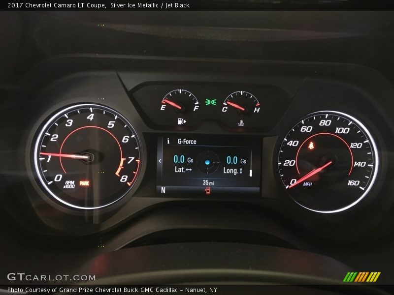 Silver Ice Metallic / Jet Black 2017 Chevrolet Camaro LT Coupe
