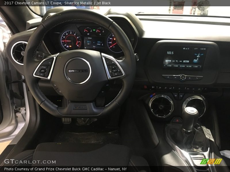 Silver Ice Metallic / Jet Black 2017 Chevrolet Camaro LT Coupe