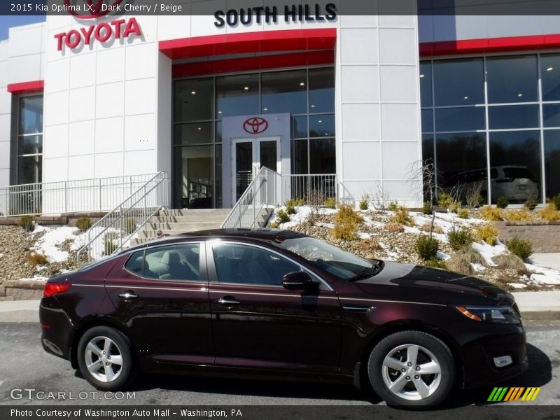 Dark Cherry / Beige 2015 Kia Optima LX