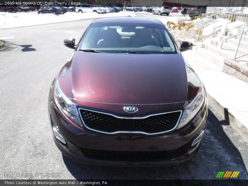 Dark Cherry / Beige 2015 Kia Optima LX