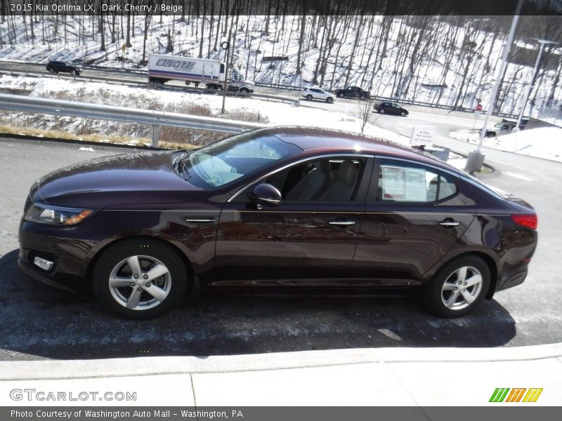 Dark Cherry / Beige 2015 Kia Optima LX