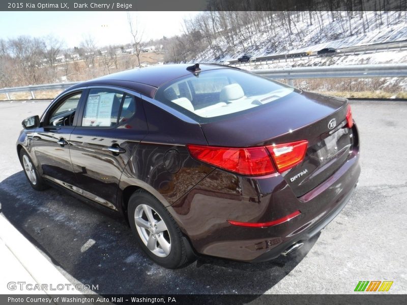 Dark Cherry / Beige 2015 Kia Optima LX