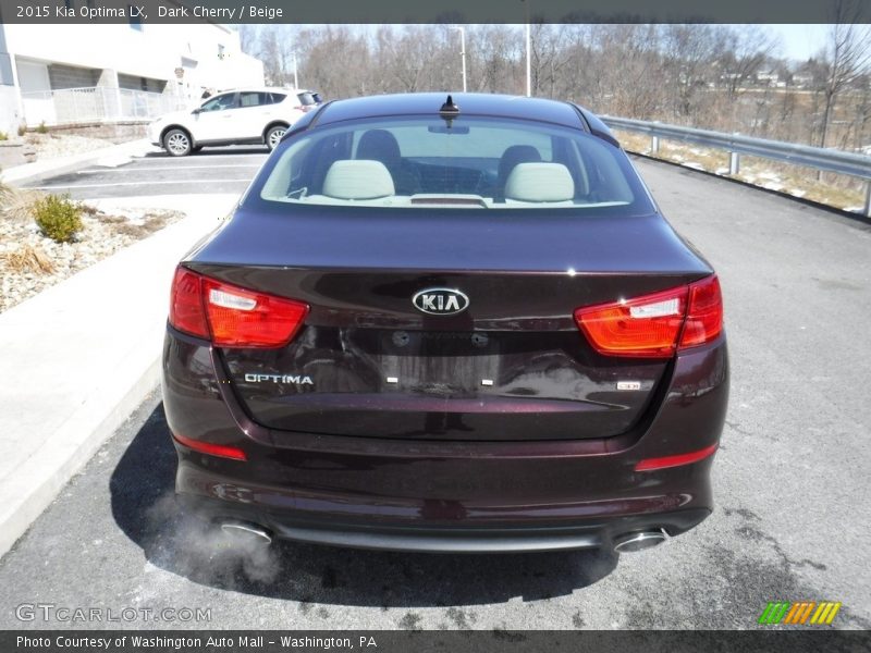 Dark Cherry / Beige 2015 Kia Optima LX