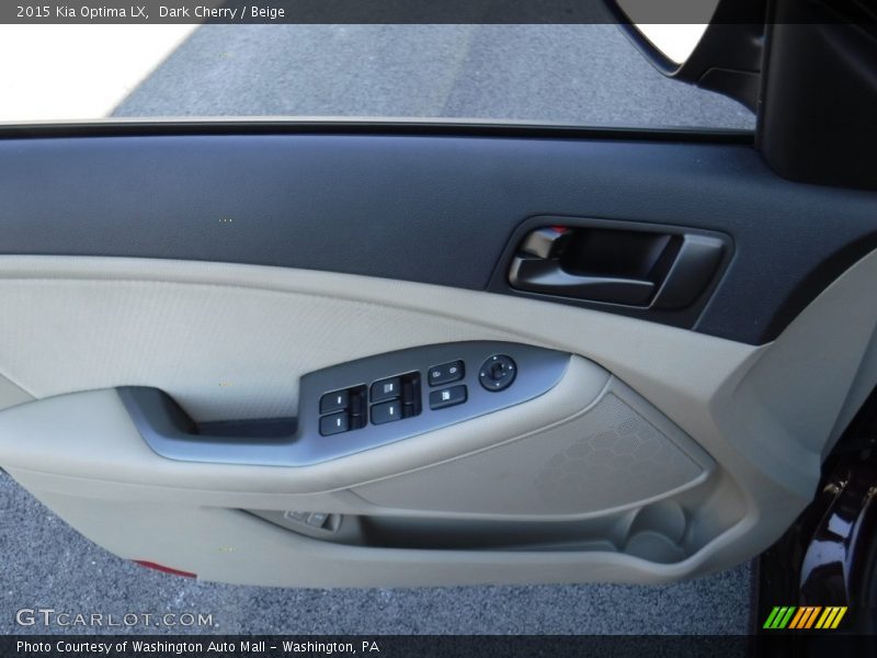 Dark Cherry / Beige 2015 Kia Optima LX