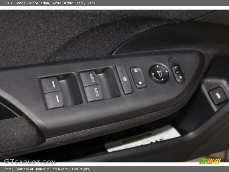 White Orchid Pearl / Black 2018 Honda Civic Si Sedan